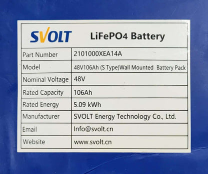 Conderenergy inverter 10KW inverter + SVOLT 5.09KW Battery +(2) batteries